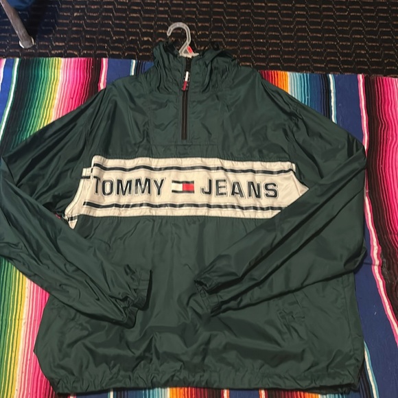 Vintage Tommy Hilfiger Jeans Windbreaker XL - Picture 1 of 4